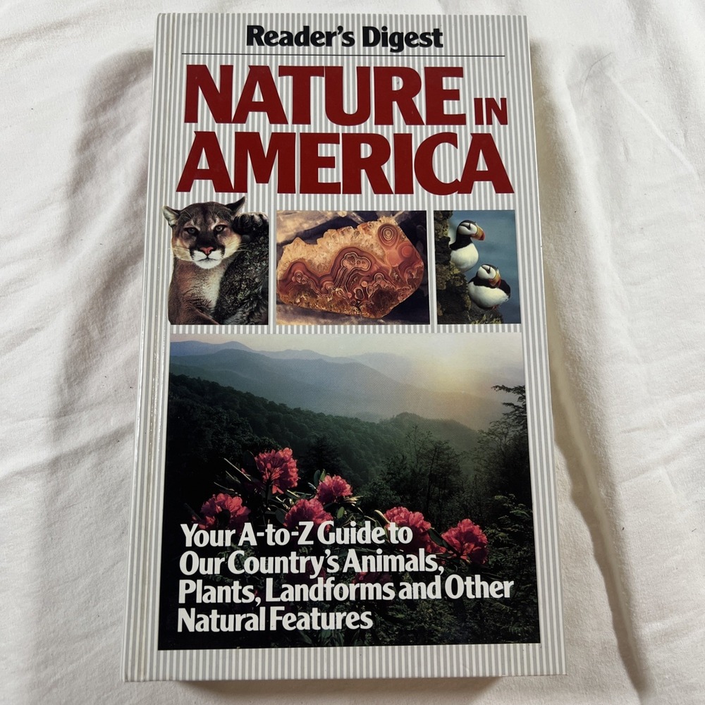 🌿 Reader's Digest: Nature in America (1991 Hardcover) A-to-Z Guide